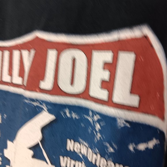 Billy Joel North American Tour 2008 Medium T Shirt Black Dates Piano Band Music - Picture 8 of 12